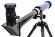 Іграшковий телескоп на тринозі C2101, 3 лінзи в наборі - гурт(опт), дропшиппінг 
