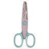 Ножницы детские 80685(Pink-Turquoise) с фигурным лезвием опт, дропшиппинг