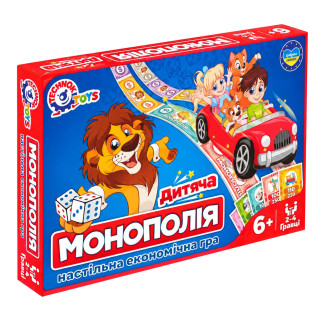Настольная игра "Монополия" 0755TXK с игровым комплектом денег