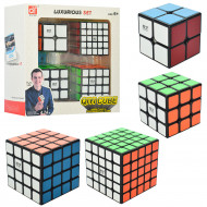 Набір головоломок кубик Рубіка EQY525, 4 кубика в наборі