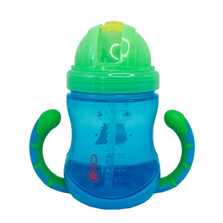 Поільник дитячий з трубочкою Неон MGZ-0300(Blue) 270 мл
