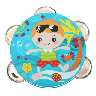 Детская погремушка Бубен 3102B, 4 вида