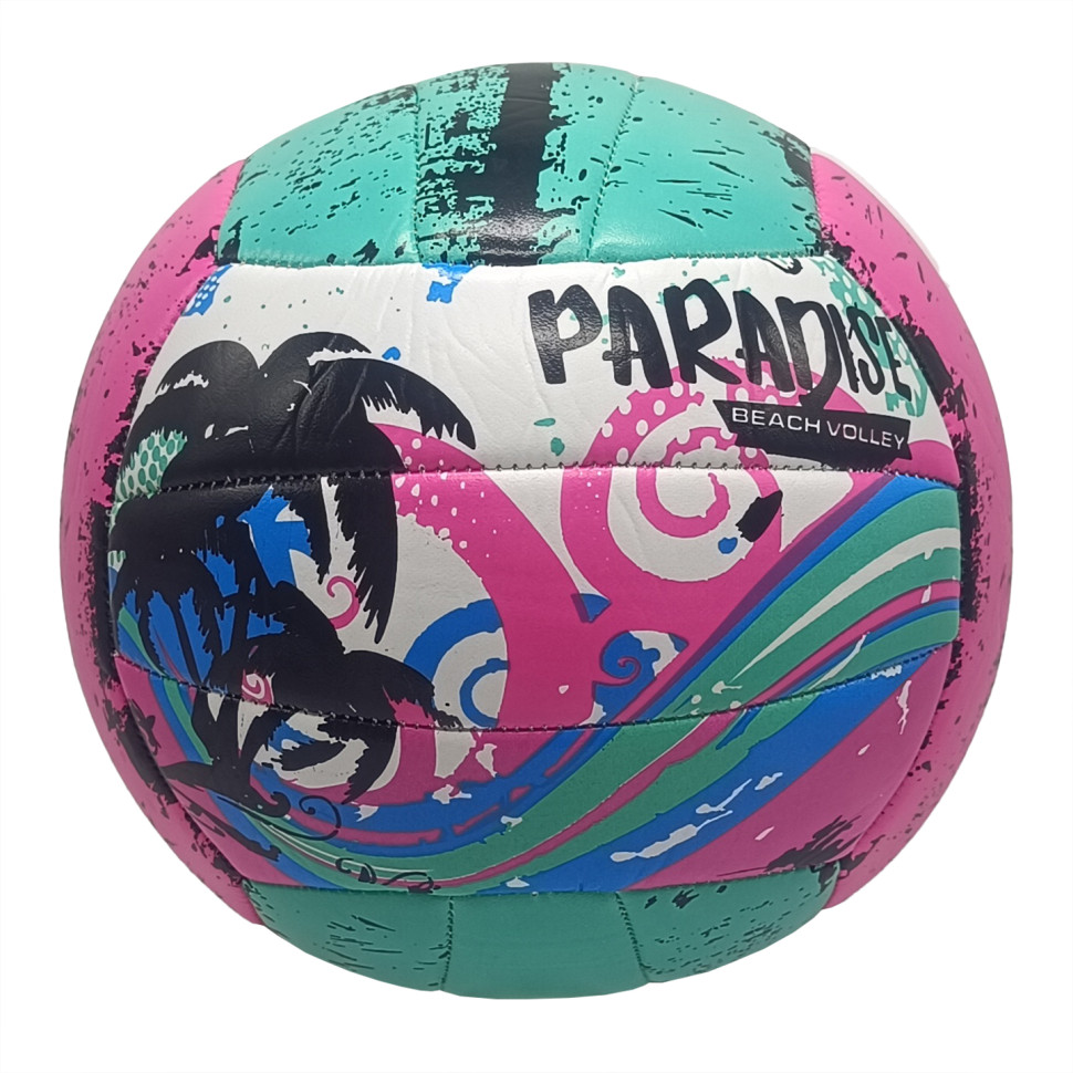 Мяч волейбольный EV-3369(Turquoise-Pink)  диаметр 20,7 см опт, дропшиппинг