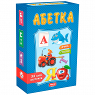 Детская настольная игра "Азбука" 0529, 33 пары карточек