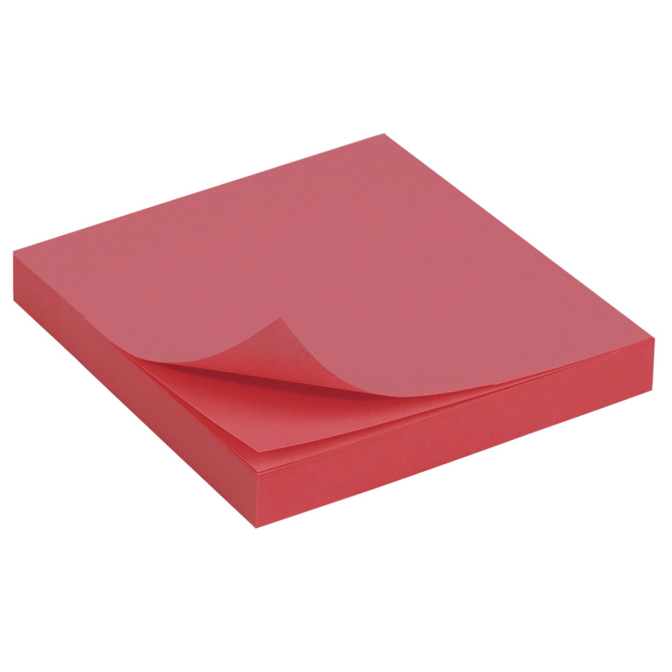 Бумага для заметок самоклеящаяся DSCN0620(Red) 100 шт, 76х76 мм опт, дропшиппинг