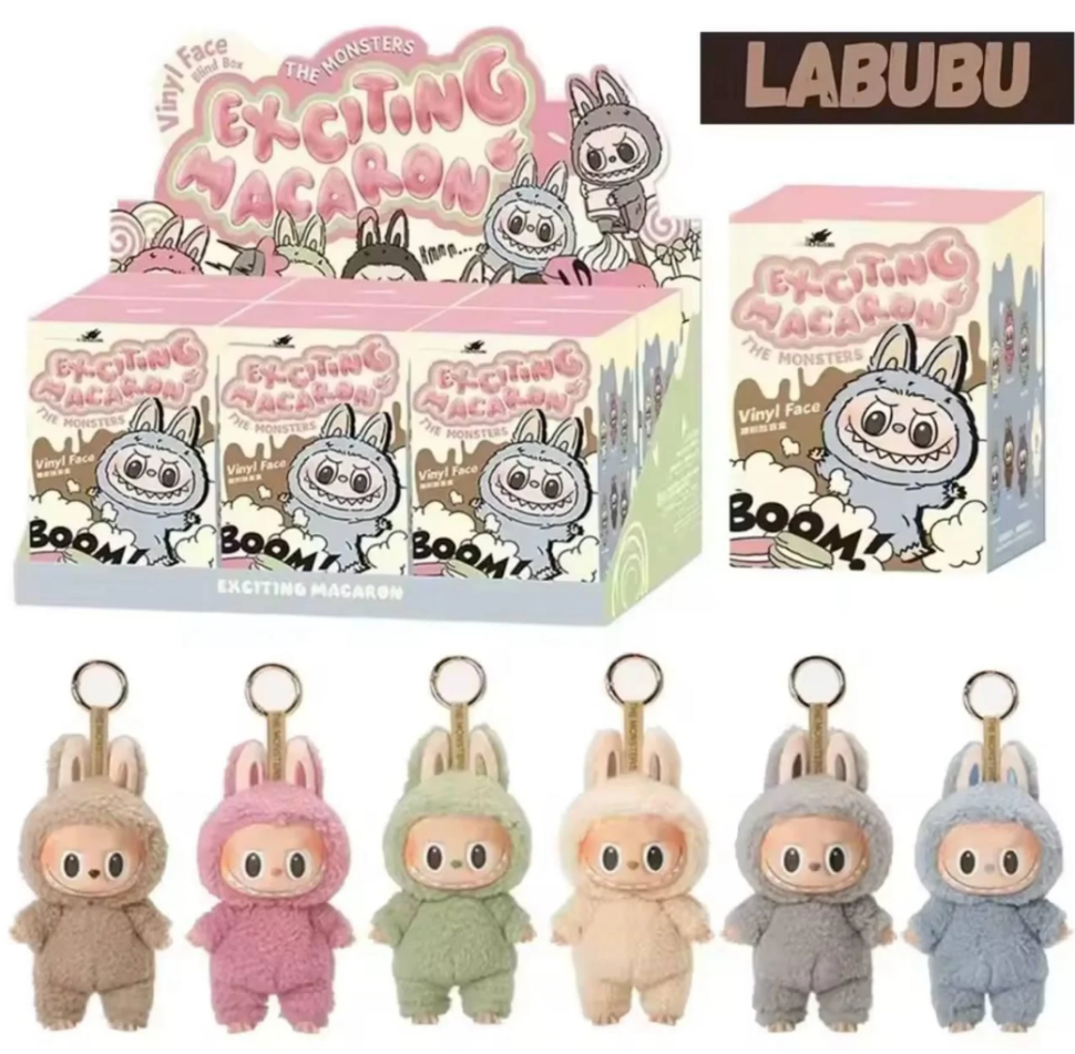 Дитяча м'яка іграшка-брелок The Monsters Labubu Labubu-1 в асортименті - гурт(опт), дропшиппінг 