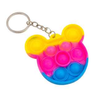 Детский антистресс-брелок Pop It мини Микки Маус AA3641-3 силикон, 6х5,8х1 см