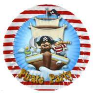 Набор бумажных тарелок "Пираты капитан" 7038-0040, 10 шт