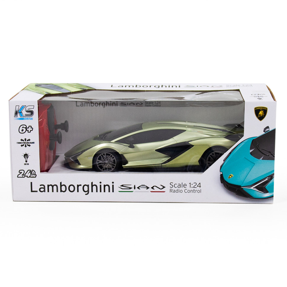Автомобиль на радиоуправлении LAMBORGHINI SIAN KS DRIVE 124GLSG масштаб 1:24, 2.4Ghz опт, дропшиппинг