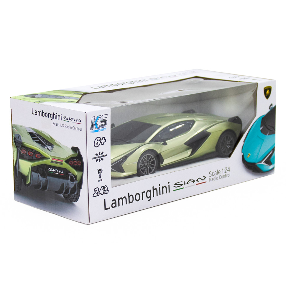 Автомобиль на радиоуправлении LAMBORGHINI SIAN KS DRIVE 124GLSG масштаб 1:24, 2.4Ghz опт, дропшиппинг
