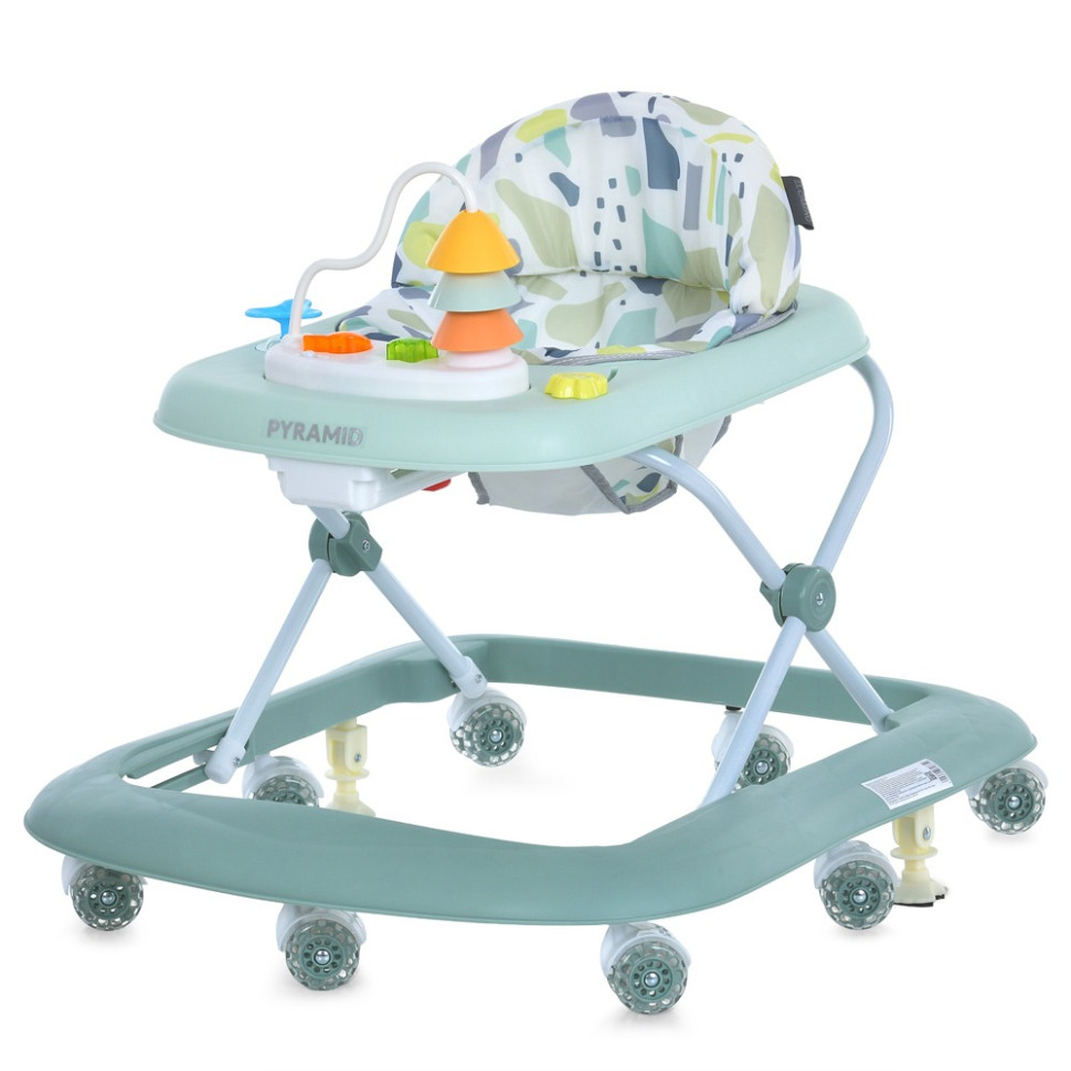 Детские Ходунки Pyramid ME 1217 Green, музыка, свет опт, дропшиппинг