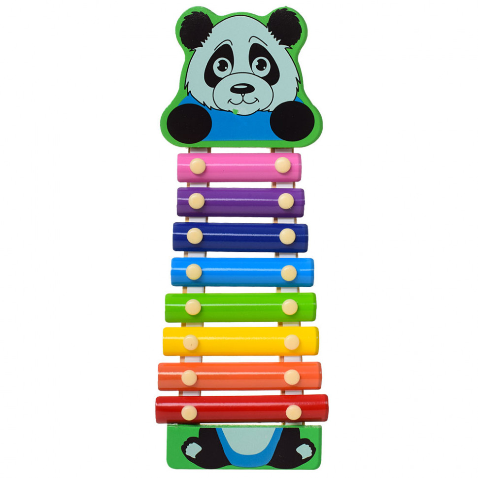 Деревянная игрушка Ксилофон MD0712 (Панда)