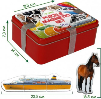 Набор магнитных пазлов Magdum "Baby puzzle" ML4031-62 EN