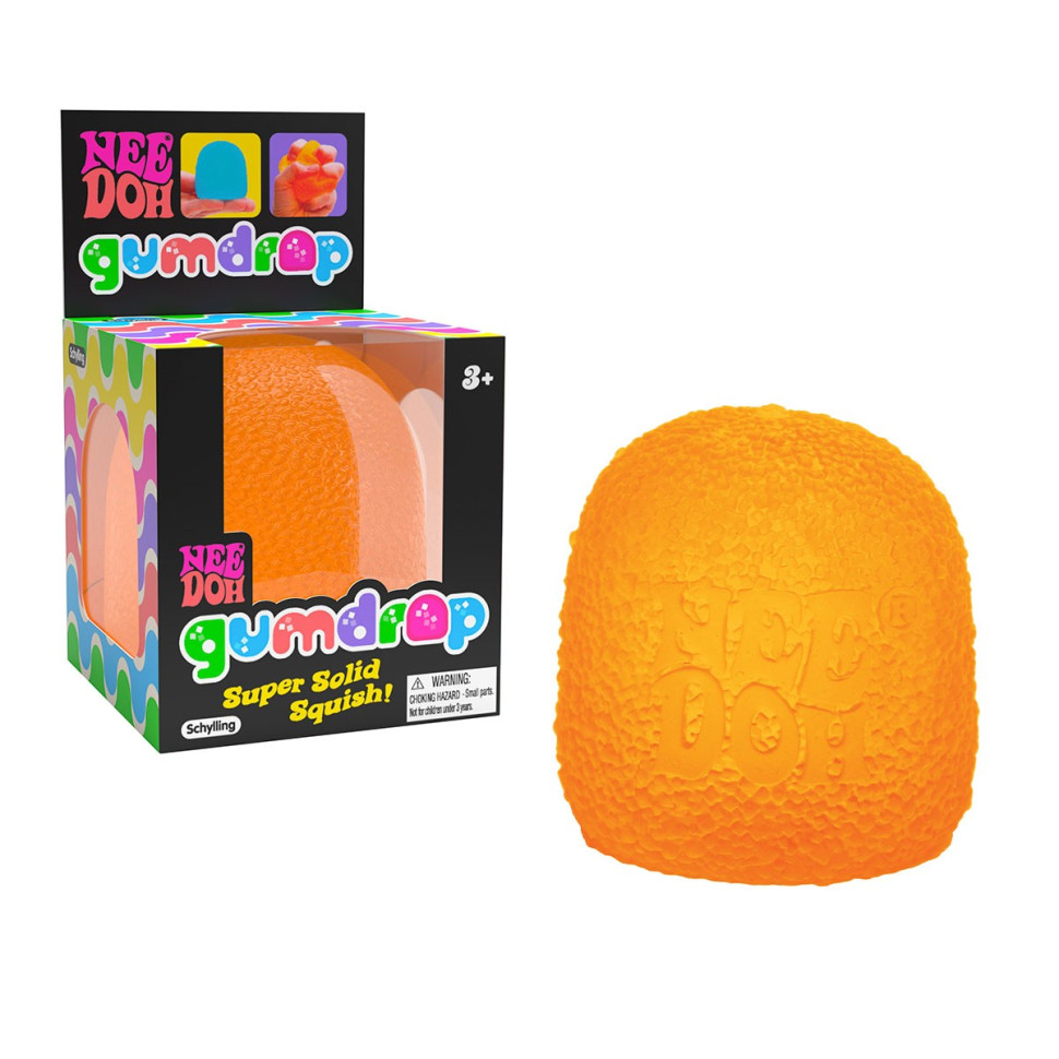 Дитячий антистрес Мармеладка NeeDoh GDND(Orange) розмір іграшки 6,3 см - гурт(опт), дропшиппінг 