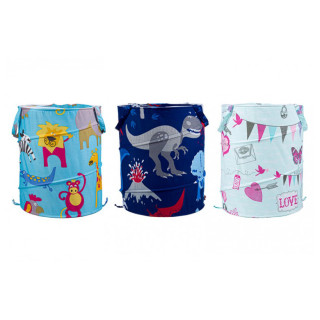 Корзина для игрушек SHANTOU BT-TB-0016 тканевая, плотная 43х50 см