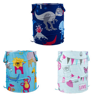 Корзина для игрушек SHANTOU BT-TB-0016 тканевая, плотная 43х50 см