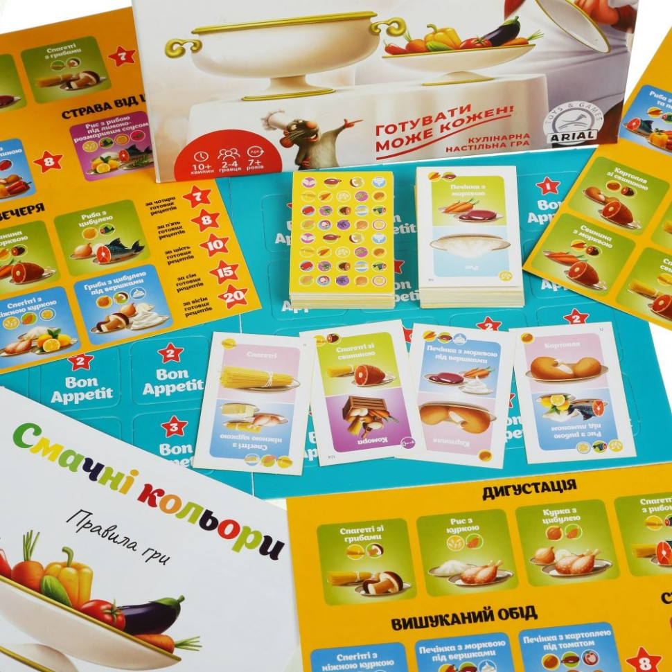 Детская настольная игра «Вкусные цвета» 320053 опт, дропшиппинг