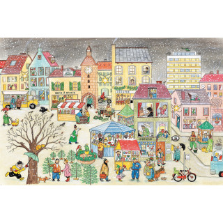 Картонная книга Зимний виммельбух 318314, 12 страниц