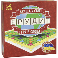 Настольная игра Эрудит. Игра в слова Arial 910107 на укр. языке                                               