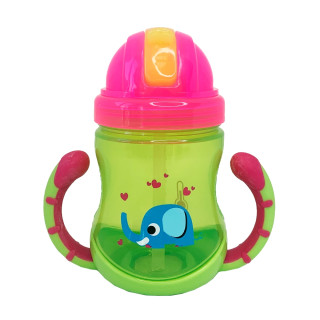Поильник детский с трубочкой Неон MGZ-0300(Lime) 270 мл