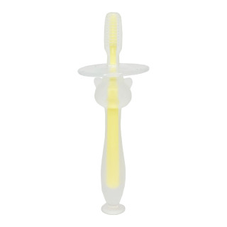 Силиконовая зубная щетка Mumlove MGZ-0707(Yellow) с ограничителем