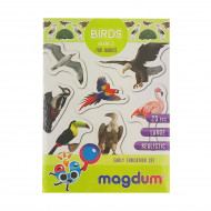 Дитячий набір магнітів Птахи фото Magdum ML4031-30 EN