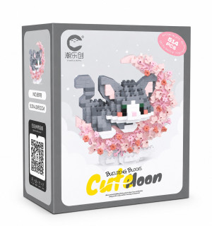 Детский конструктор Серый кот 8978 серии "Cute Moon", 514 деталей