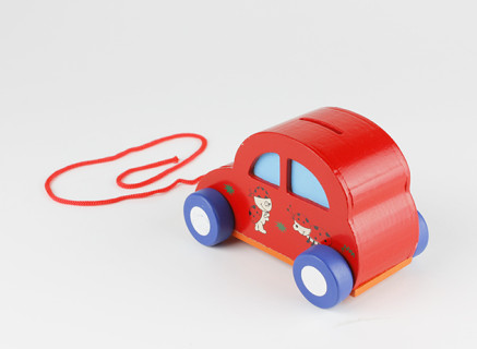 Деревянная копилка "Машинка" 2012-65 4 вида