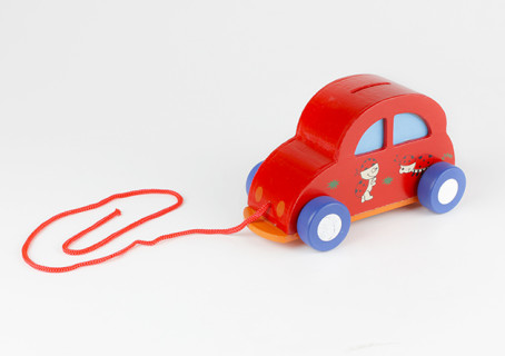 Деревянная копилка "Машинка" 2012-65 4 вида