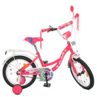 Велосипед детский PROF1 Y16302N 16 дюймов, малиновый