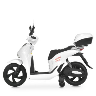 Детский электромобиль Мотоцикл M 6535EL-1(24V) до 60 кг, белый