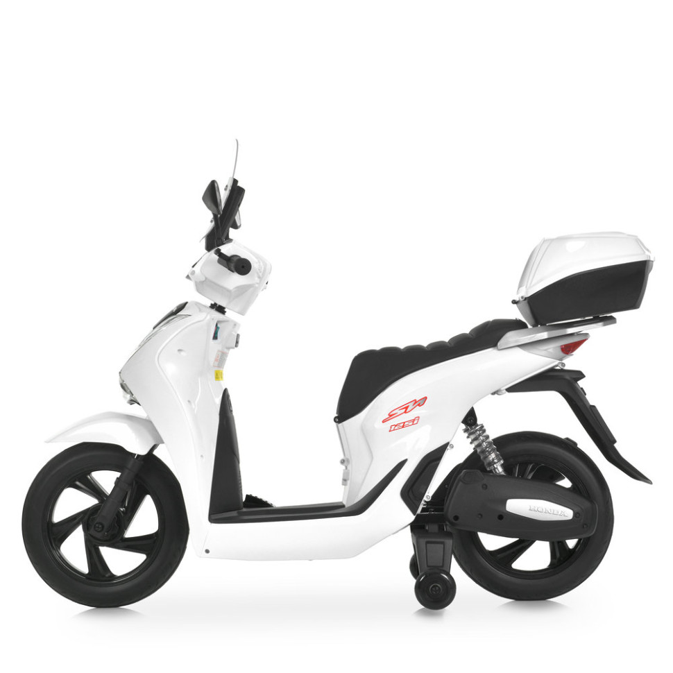 Детский электромобиль Мотоцикл M 6535EL-1(24V) до 60 кг, белый опт, дропшиппинг