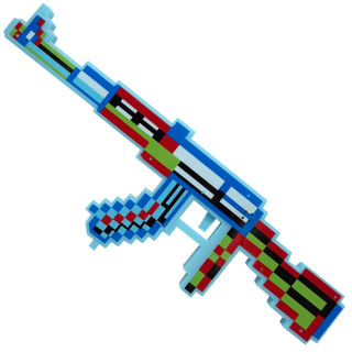 Детская игрушка Автомат "Minecraft" MСR-A(Blue) световые и звуковые эффекты
