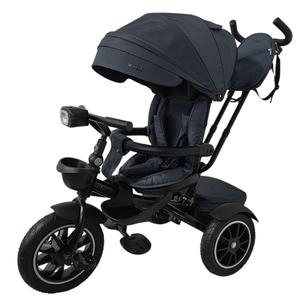 Дитячий триколісний велосипед MODENA ME 1193 Dark Gray, з батьківською ручкою - гурт(опт), дропшиппінг 