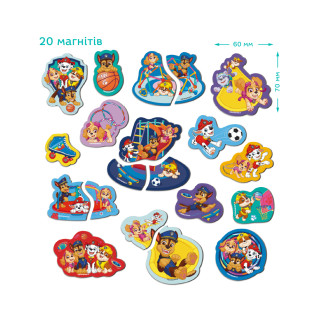 Детский набор магнитов "Игровая площадка" 200668, 20 больших магнитов