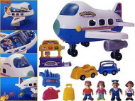 Дитячий іграшковий літак KEENWAY 12411 з персоналом і терміналом