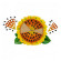 Дерев'яний пазл-вкладиш "Соняшник" Ubumblebees (ПСФ050) PSF050 сортер-рахунок - гурт(опт), дропшиппінг 