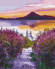 Картина по номерам. Art Craft "Озеро Атитлан. Гватемала" 40*50 см 10550-AC