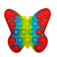 Игрушка-антистресс "POP-IT" PPT-B(Multicolor) Бабочка Разноцветный