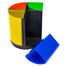 Стакан для ручек COLOR-IT 468 пластиковый 10х10х11 см опт, дропшиппинг