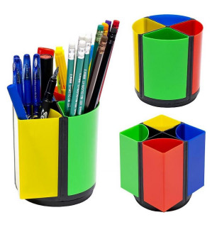 Склянка для ручок COLOR-IT 468 пластикова 10х10х11 см