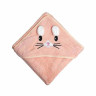 Детское полотенце с капюшоном MGZ-0640(Peach) размер 80х80 см опт, дропшиппинг