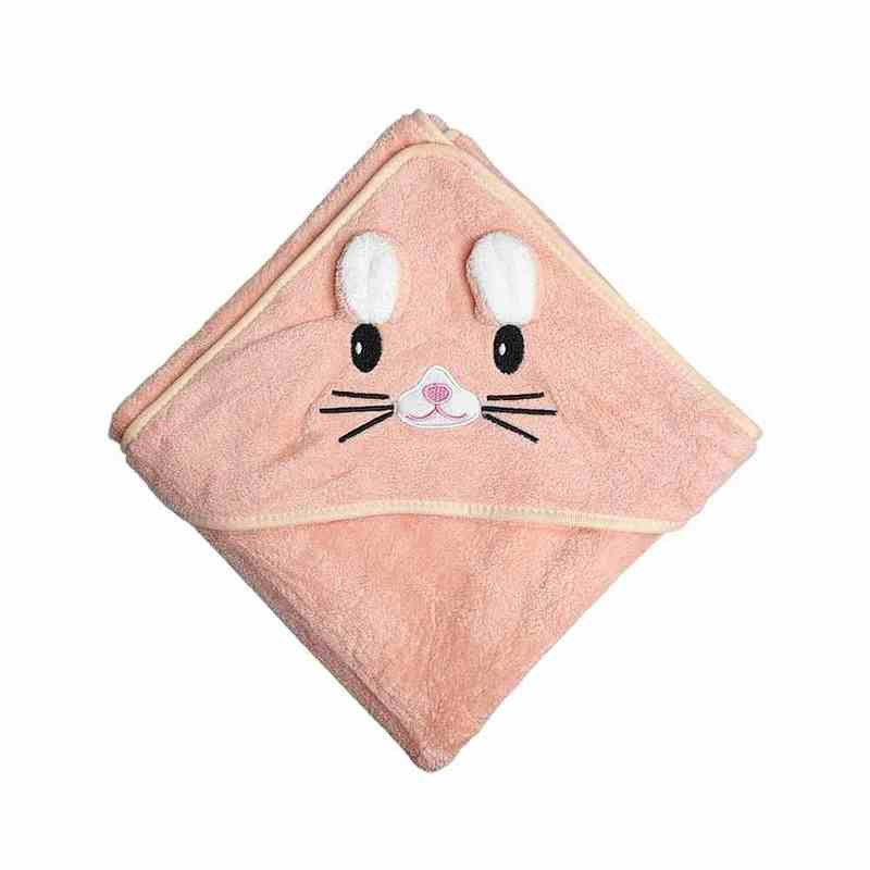 Детское полотенце с капюшоном MGZ-0640(Peach) размер 80х80 см опт, дропшиппинг
