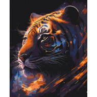 Картина по номерам "Тигр Зодиак" BS53691  Brushme 40х50 см