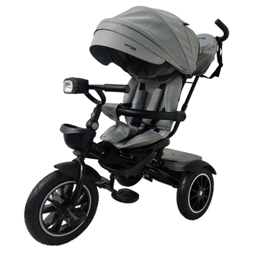 Дитячий триколісний велосипед MODENA ME 1193 Gray, з батьківською ручкою - гурт(опт), дропшиппінг 