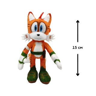 Мягкая игрушка на клипсе Тэйлз SONIC PRIME SON7004C 15 см