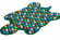 Детский массажный коврик "Черепаха" MS-1265-1 зеленый                                              опт, дропшиппинг