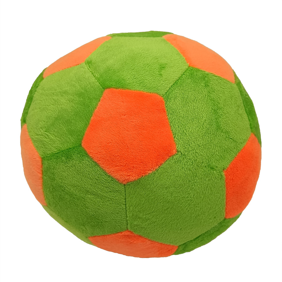 Дитяча м'яка іграшка М'яч футбольний МС 180402-01(Green-Orange) - гурт(опт), дропшиппінг 
