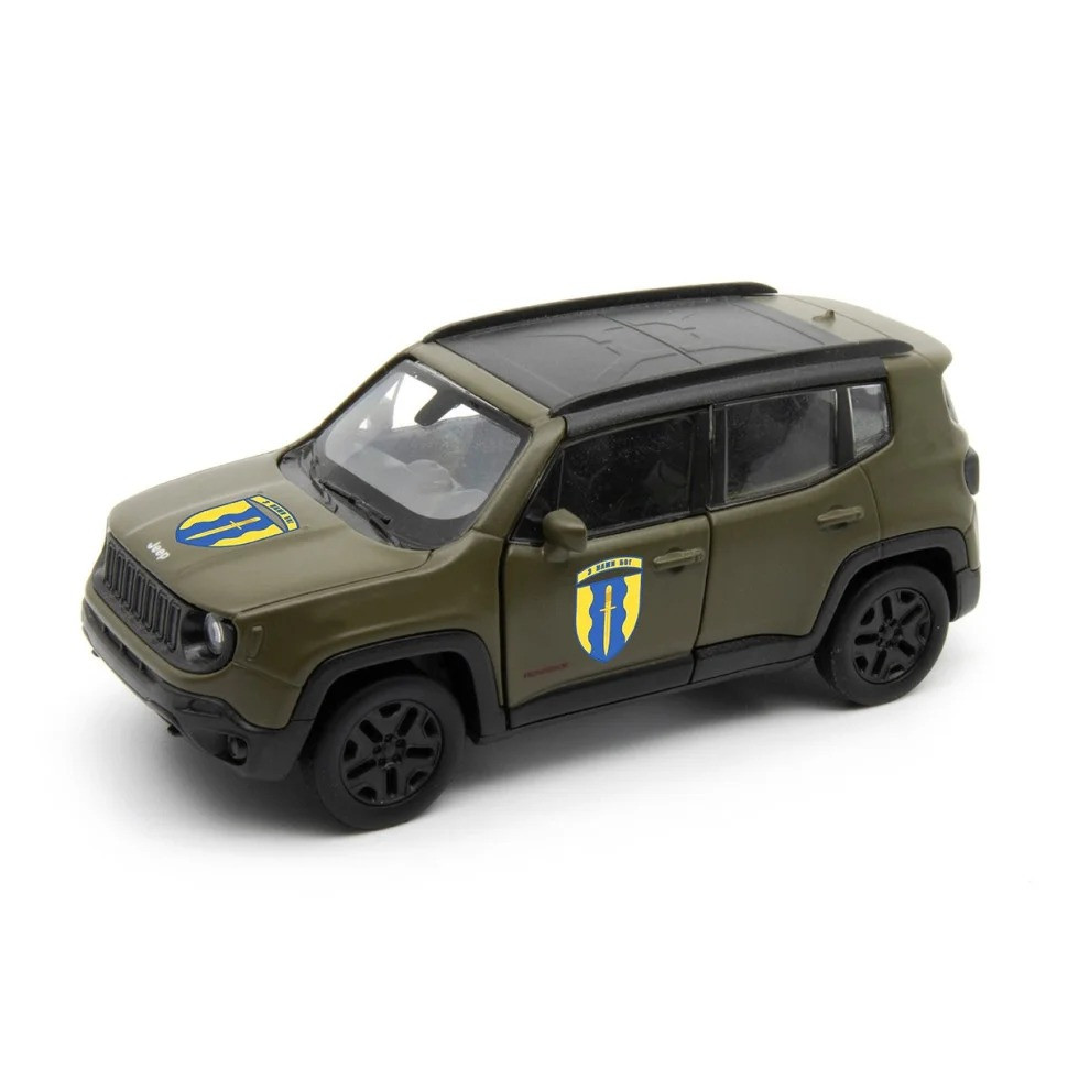 Автомодель серии «Шевроны Героев» JEEP RENEGADE TRAILHAWK - «АЙДАР» TechnoDrive 250351W опт, дропшиппинг