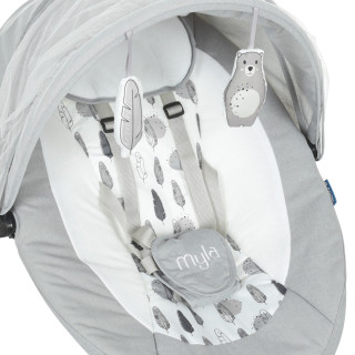 Детский укачивающий центр ME 1074 Soft Gray